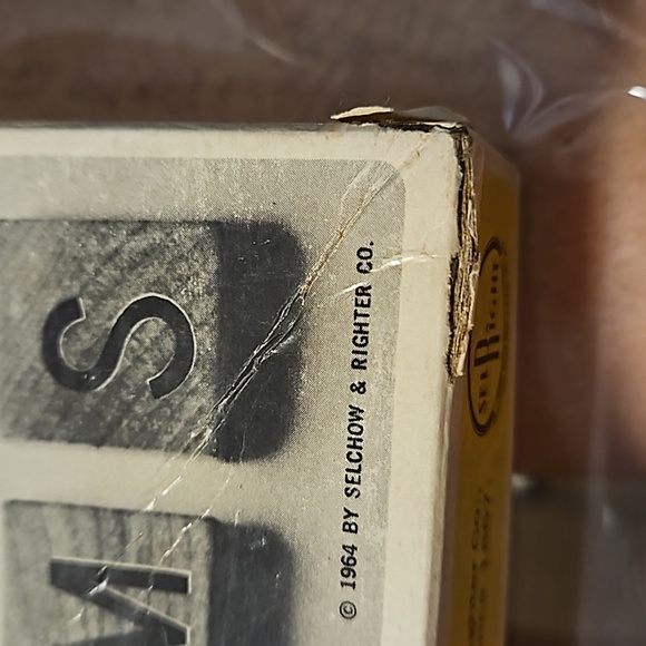 Scrabble's vintage ANAGRAMS 177 tiles original box instructions 1964 - Picture 8 of 10